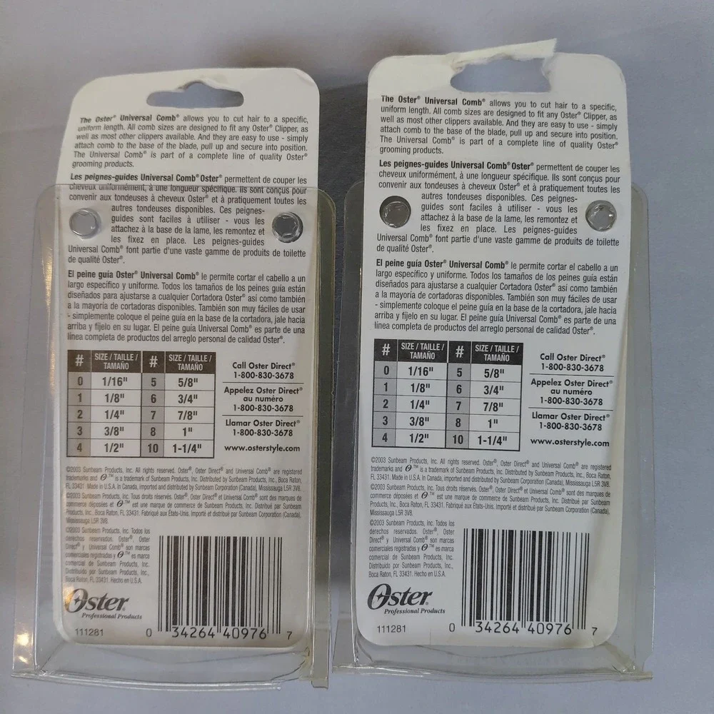 Oster universal comb
